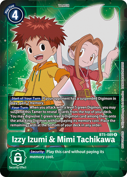 Izzy Izumi & Mimi Tachikawa [BT5-089] (Buy-A-Box Promo) [Battle of Omni] | Shuffle n Cut Hobbies & Games