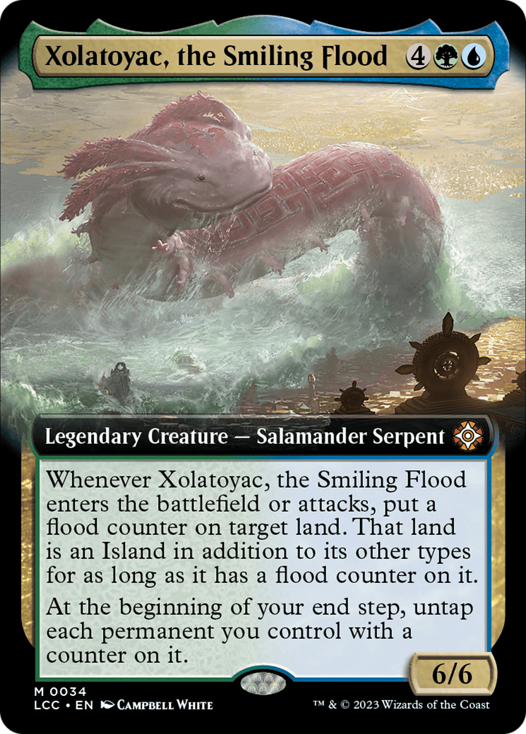 Xolatoyac, the Smiling Flood (Extended Art) [The Lost Caverns of Ixalan Commander] | Shuffle n Cut Hobbies & Games