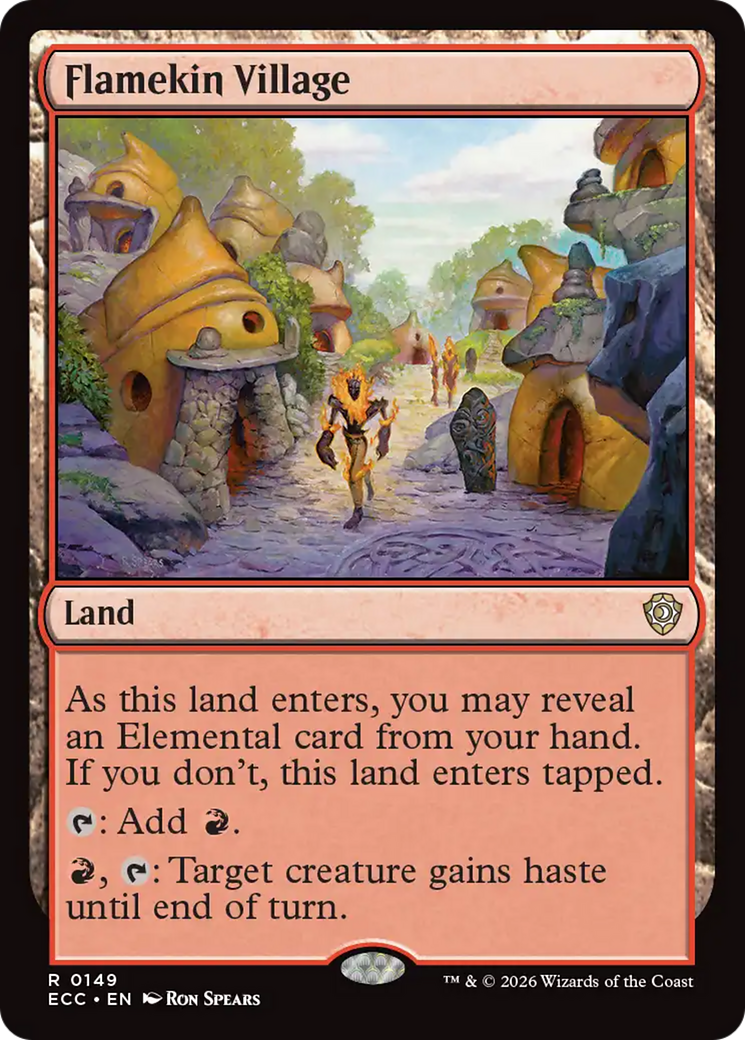 Flamekin Village [Lorwyn Eclipsed Commander] | Shuffle n Cut Hobbies & Games