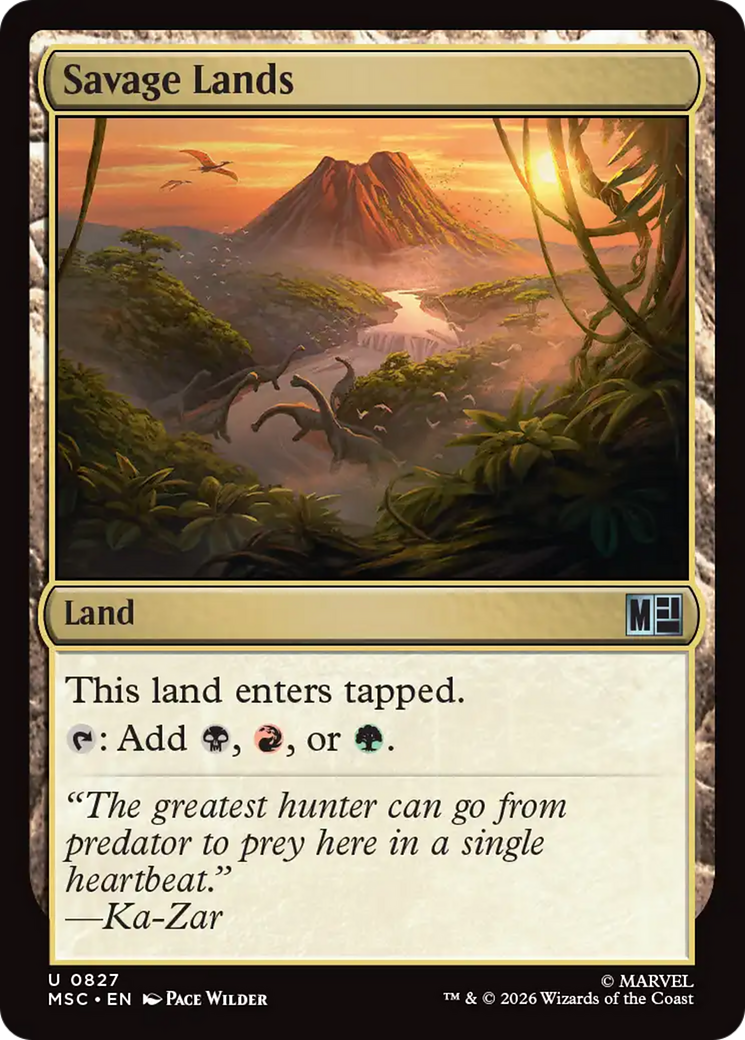 Savage Lands [Marvel Super Heroes Commander] | Shuffle n Cut Hobbies & Games