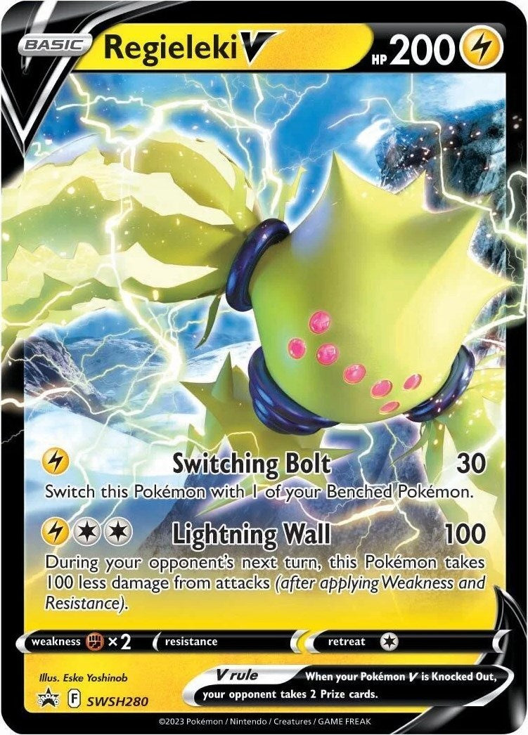 Regieleki V (SWSH280) [Sword & Shield: Black Star Promos] | Shuffle n Cut Hobbies & Games