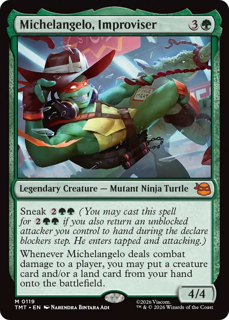 Michelangelo, Improviser [Teenage Mutant Ninja Turtles] | Shuffle n Cut Hobbies & Games