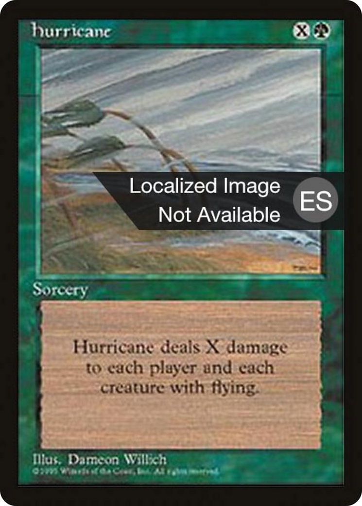 Hurricane [Fourth Edition Foreign Black Border] | Shuffle n Cut Hobbies & Games