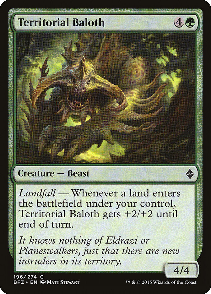 Territorial Baloth [Battle for Zendikar] | Shuffle n Cut Hobbies & Games
