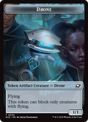 Robot // Drone Double-Sided Token [Edge of Eternities Tokens] | Shuffle n Cut Hobbies & Games