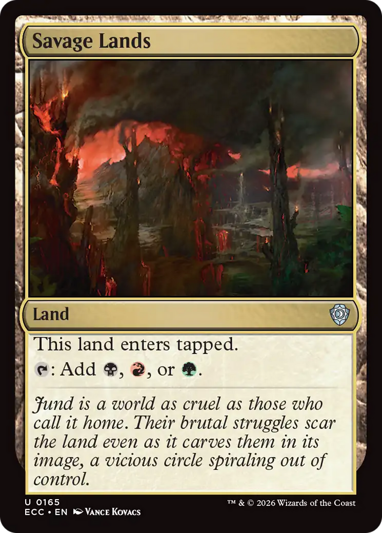 Savage Lands [Lorwyn Eclipsed Commander] | Shuffle n Cut Hobbies & Games