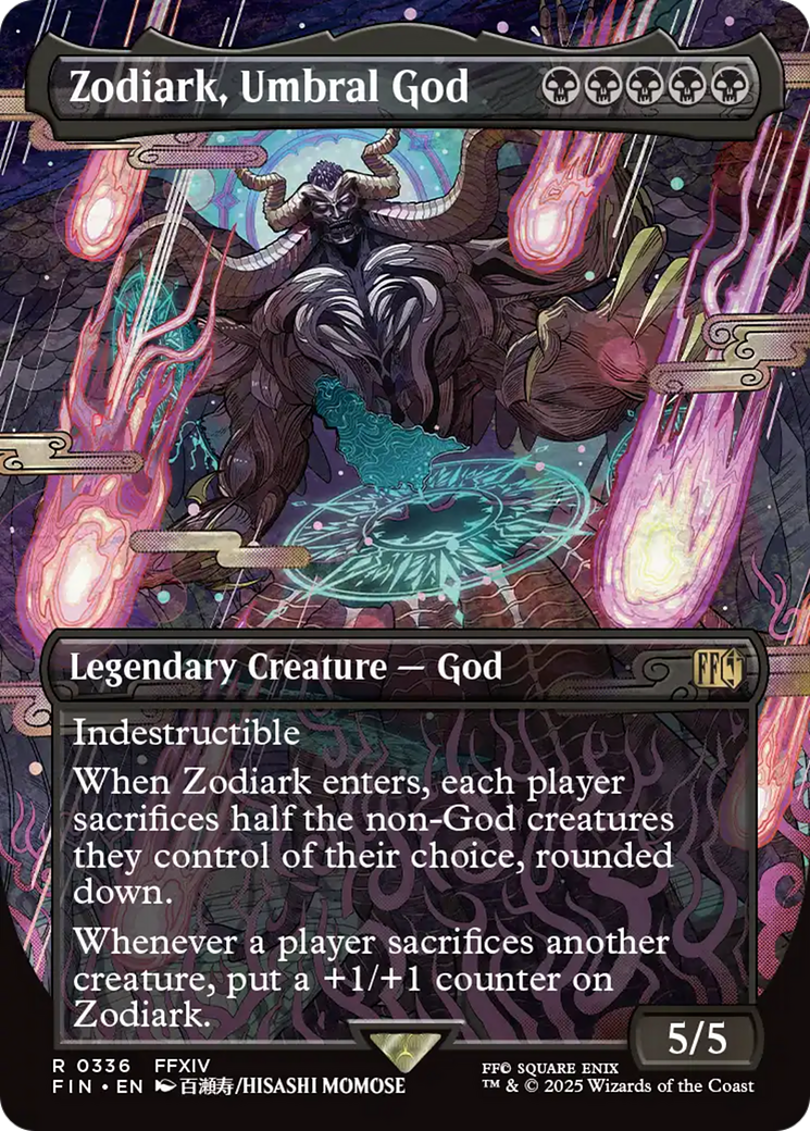 Zodiark, Umbral God (Borderless) [FINAL FANTASY] | Shuffle n Cut Hobbies & Games