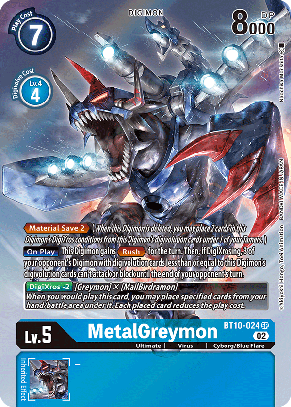 MetalGreymon [BT10-024] (Alternate Art) [Xros Encounter] | Shuffle n Cut Hobbies & Games