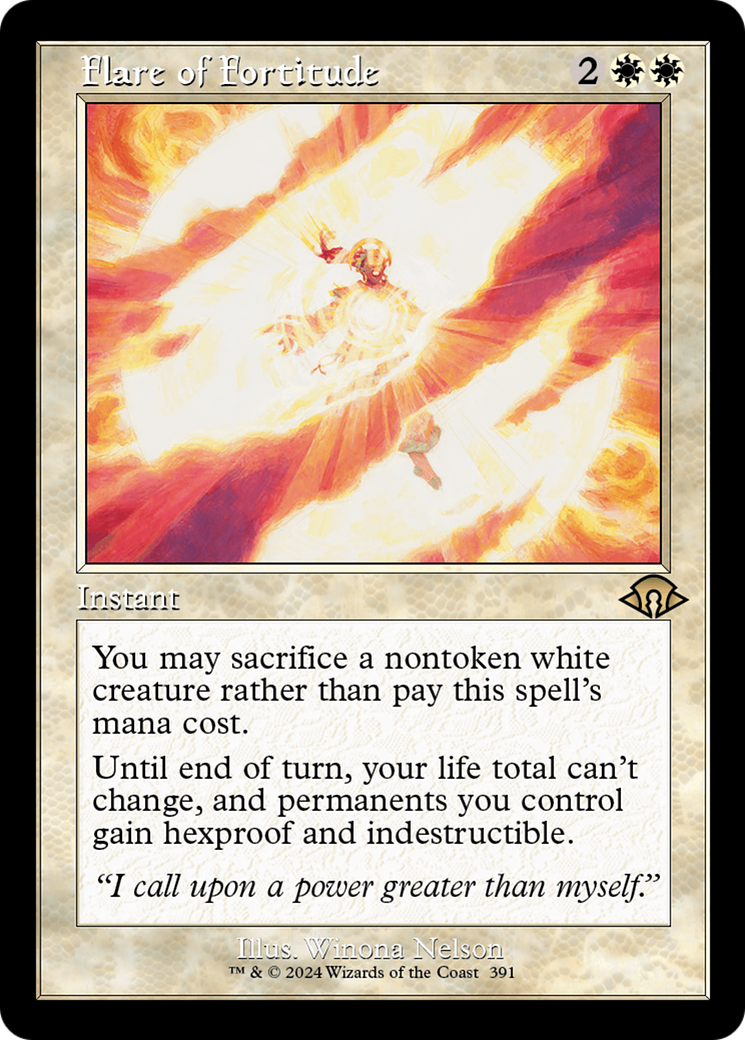 Flare of Fortitude (Retro) [Modern Horizons 3] | Shuffle n Cut Hobbies & Games