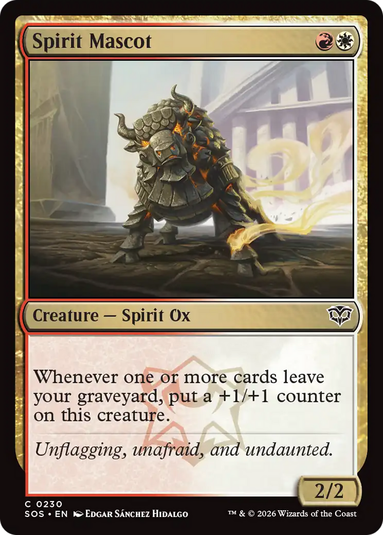 Spirit Mascot [Secrets of Strixhaven] | Shuffle n Cut Hobbies & Games