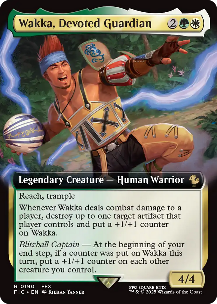 Wakka, Devoted Guardian (Extended Art) [FINAL FANTASY Commander] | Shuffle n Cut Hobbies & Games
