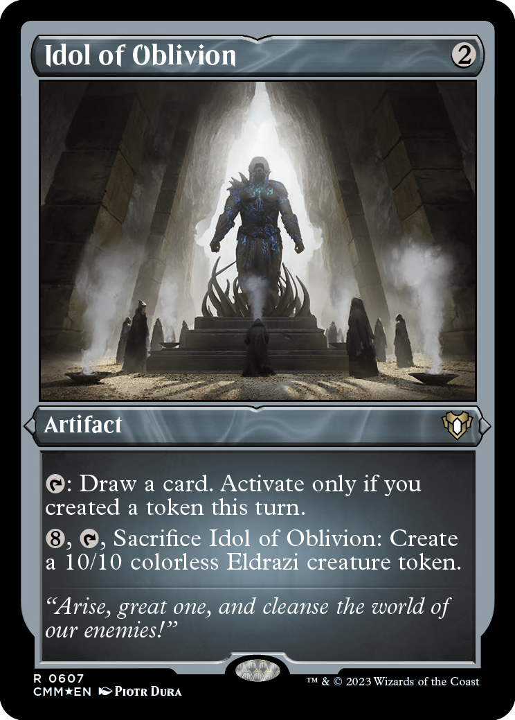 Idol of Oblivion (Foil Etched) [Commander Masters] | Shuffle n Cut Hobbies & Games