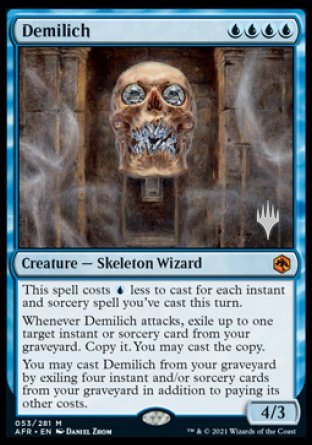 Demilich (Promo Pack) [Dungeons & Dragons: Adventures in the Forgotten Realms Promos] | Shuffle n Cut Hobbies & Games