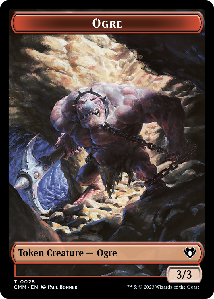 Soldier // Ogre Double-Sided Token [Commander Masters Tokens] | Shuffle n Cut Hobbies & Games