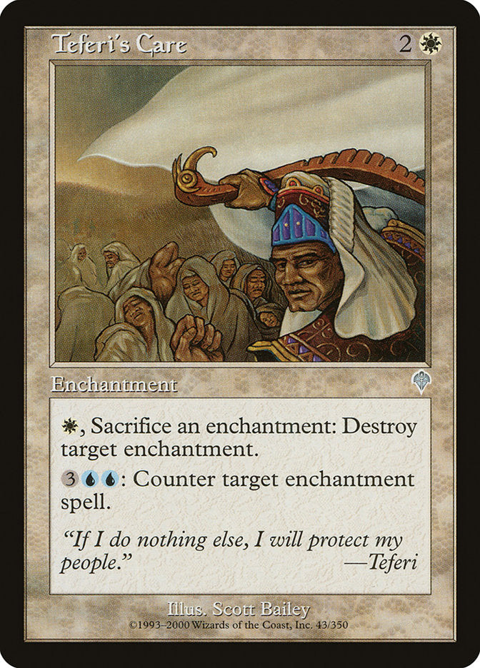 Teferi's Care [Invasion] | Shuffle n Cut Hobbies & Games