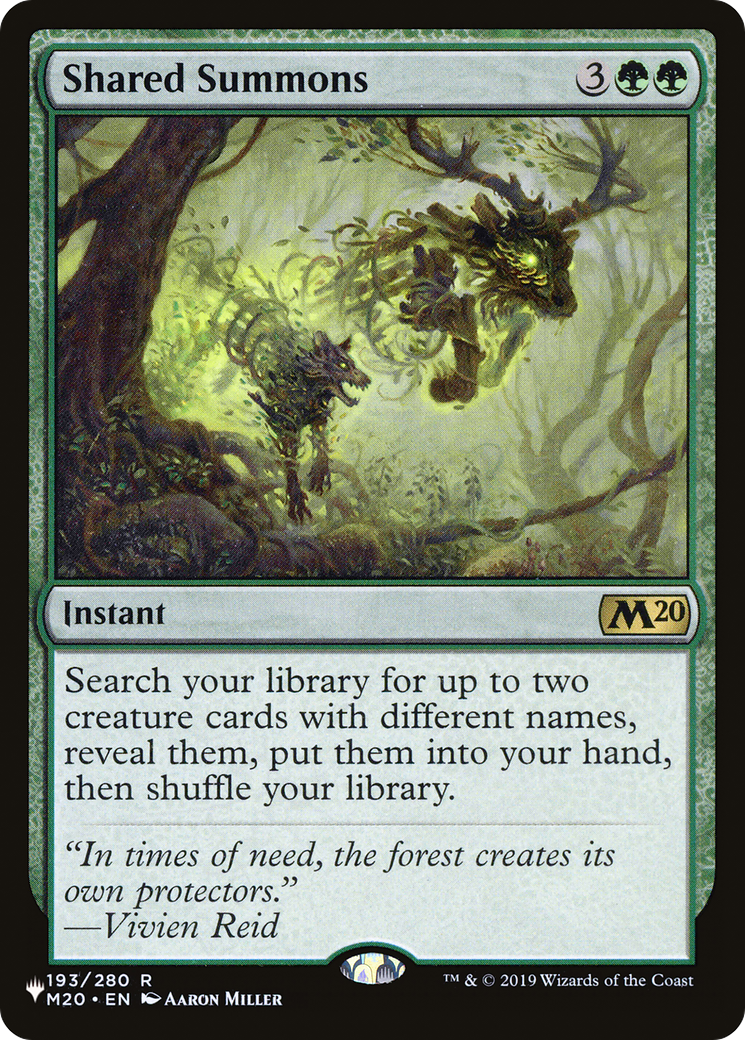 Shared Summons [The List] | Shuffle n Cut Hobbies & Games