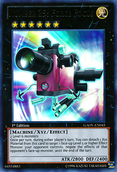 Number 25: Force Focus [GAOV-EN045] Ultra Rare | Shuffle n Cut Hobbies & Games
