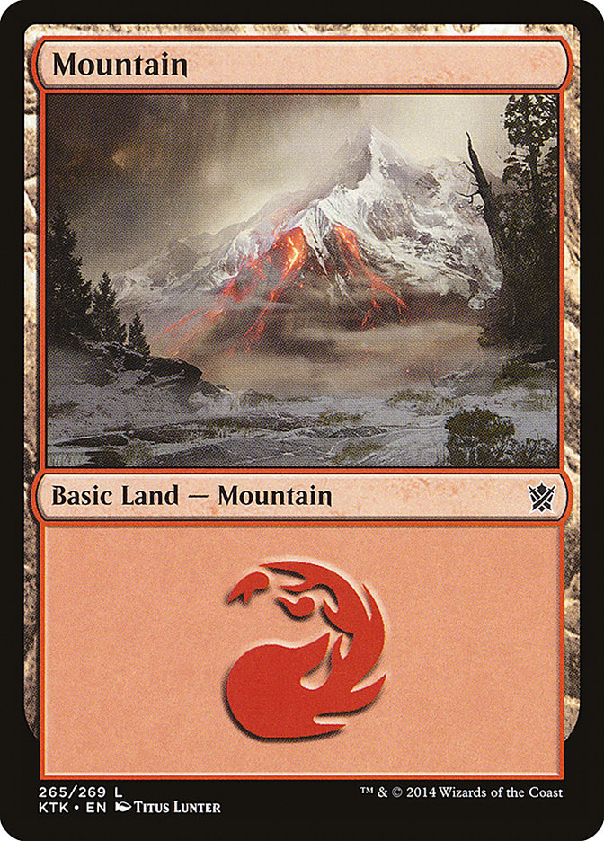 Mountain (265) [Khans of Tarkir] | Shuffle n Cut Hobbies & Games