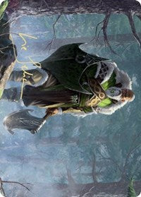Fynn, the Fangbearer Art Card (Gold-Stamped Signature) [Kaldheim Art Series] | Shuffle n Cut Hobbies & Games