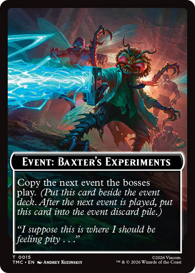 Event: Baxter's Experiments [Teenage Mutant Ninja Turtles Commander Tokens] | Shuffle n Cut Hobbies & Games