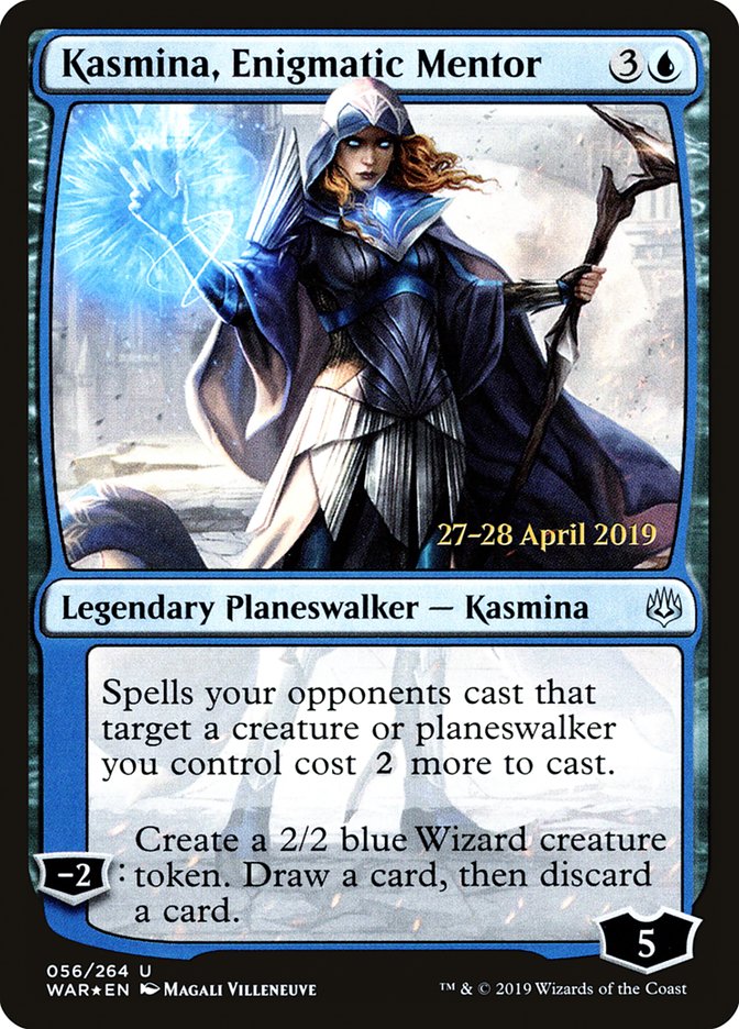 Kasmina, Enigmatic Mentor [War of the Spark Prerelease Promos] | Shuffle n Cut Hobbies & Games