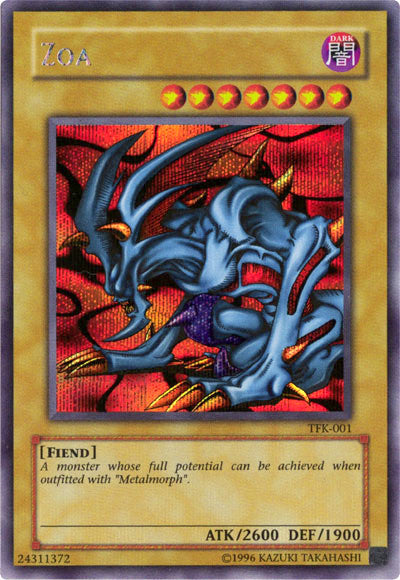 Zoa [TFK-001] Prismatic Secret Rare | Shuffle n Cut Hobbies & Games
