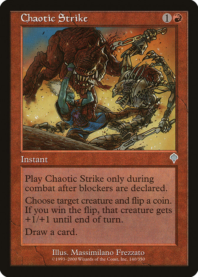 Chaotic Strike [Invasion] | Shuffle n Cut Hobbies & Games