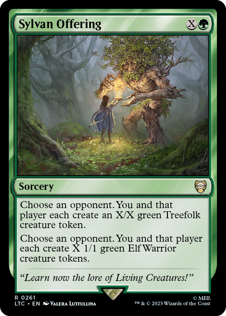 Sylvan Offering [The Lord of the Rings: Tales of Middle-Earth Commander] | Shuffle n Cut Hobbies & Games