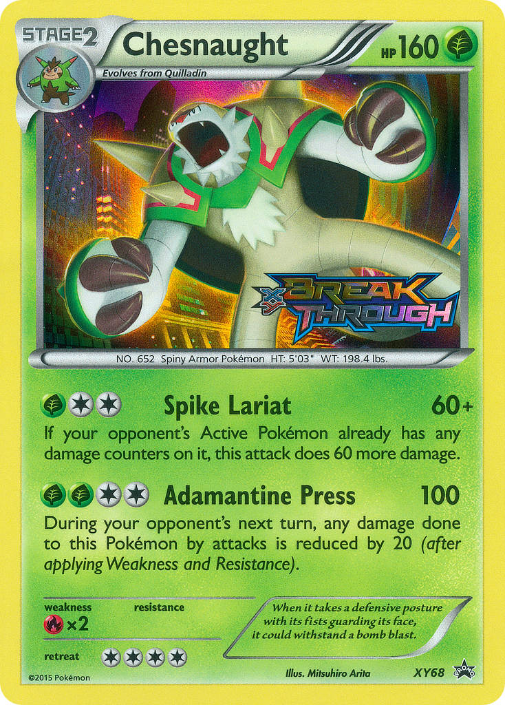 Chesnaught (XY68) [XY: Black Star Promos] | Shuffle n Cut Hobbies & Games