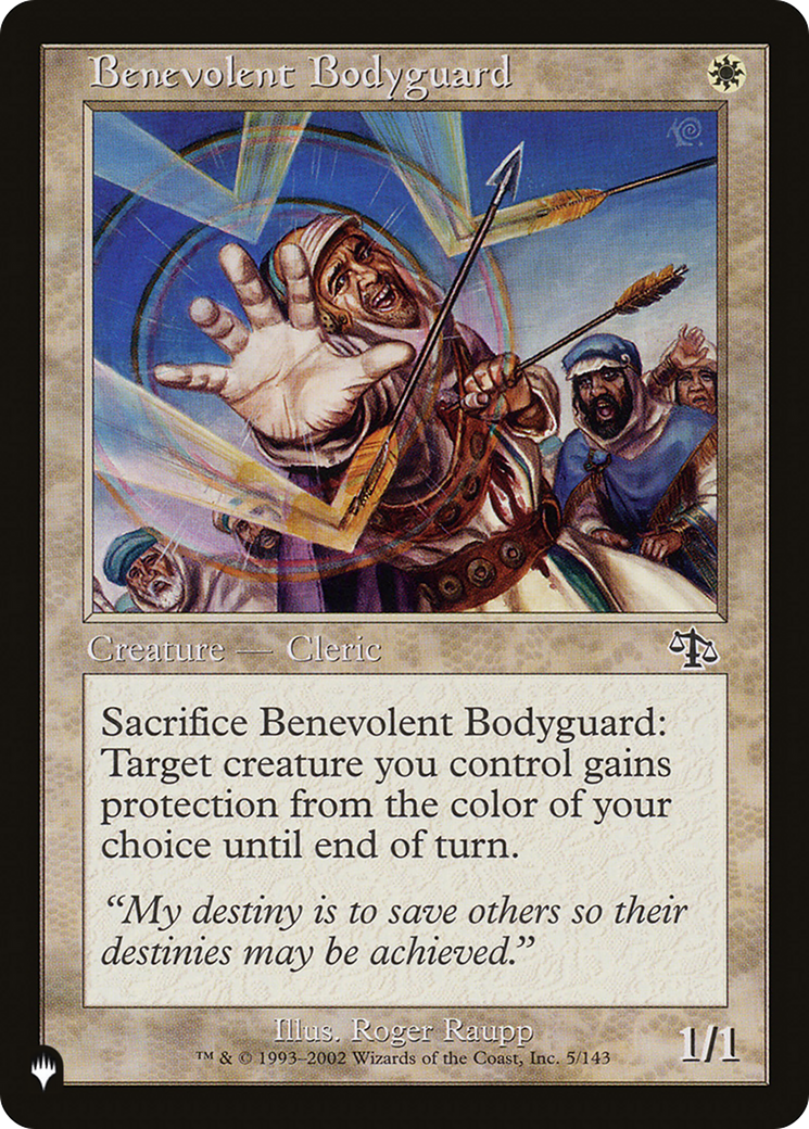 Benevolent Bodyguard [The List] | Shuffle n Cut Hobbies & Games