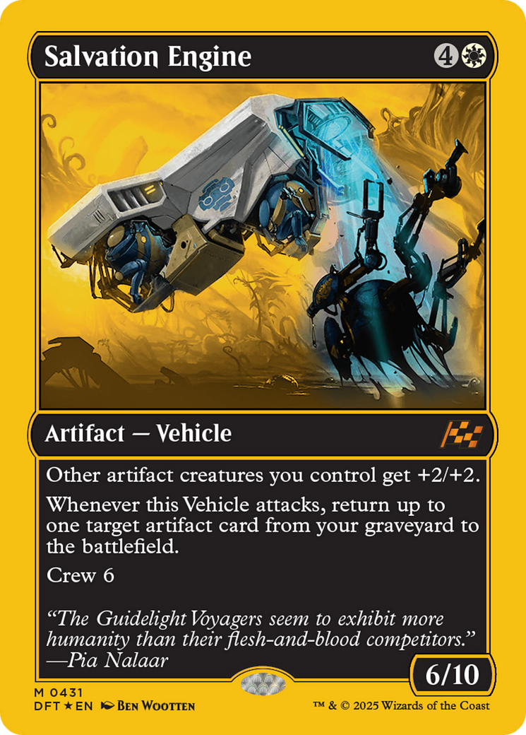 Salvation Engine (First-Place Foil) [Aetherdrift] | Shuffle n Cut Hobbies & Games