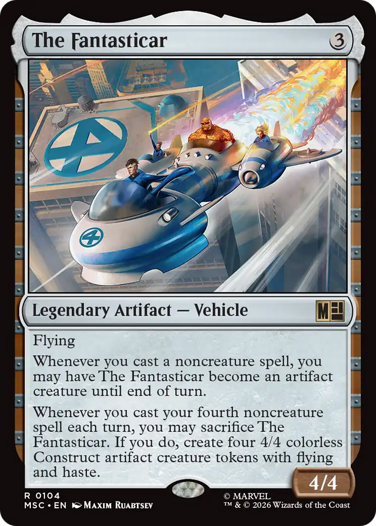 The Fantasticar (Surge Foil) [Marvel Super Heroes Commander] | Shuffle n Cut Hobbies & Games