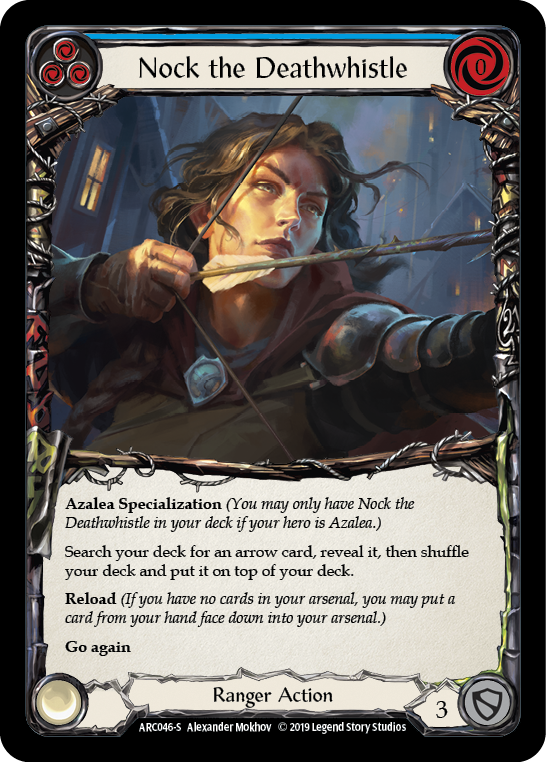 Nock the Deathwhistle [ARC046-S] (Arcane Rising)  1st Edition Normal | Shuffle n Cut Hobbies & Games