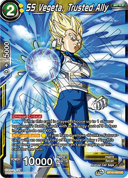SS Vegeta, Trusted Ally (Uncommon) (BT13-100) [Supreme Rivalry] | Shuffle n Cut Hobbies & Games