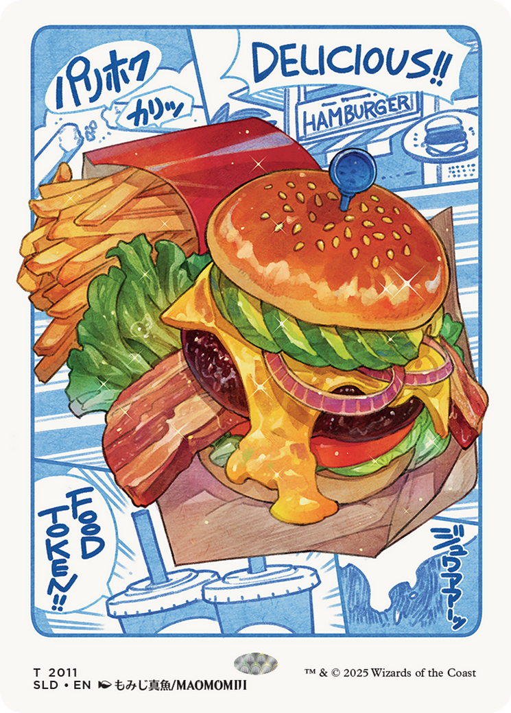 Food Token (2011) (Rainbow Foil) [Secret Lair Drop Series] | Shuffle n Cut Hobbies & Games
