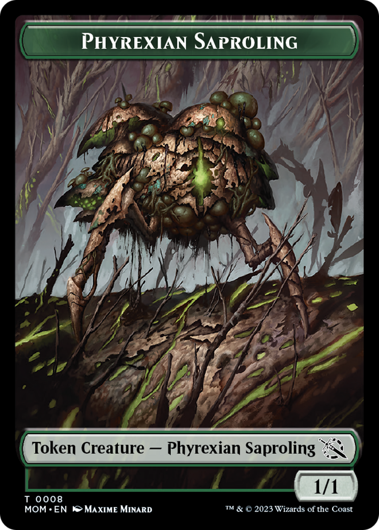 Phyrexian Saproling Token [March of the Machine Tokens] | Shuffle n Cut Hobbies & Games