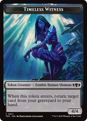 Goat // Timeless Witness Double-Sided Token [Tarkir: Dragonstorm Commander Tokens] | Shuffle n Cut Hobbies & Games
