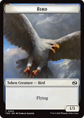Thopter // Bird Double-Sided Token [Tarkir: Dragonstorm Commander Tokens] | Shuffle n Cut Hobbies & Games