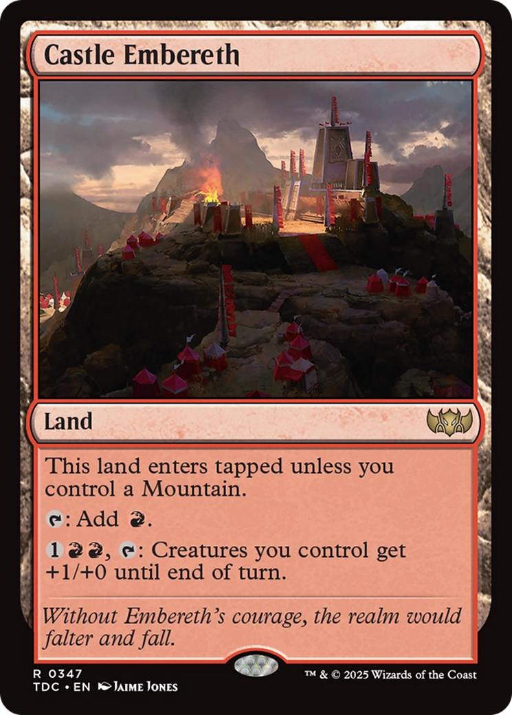 Castle Embereth [Tarkir: Dragonstorm Commander] | Shuffle n Cut Hobbies & Games