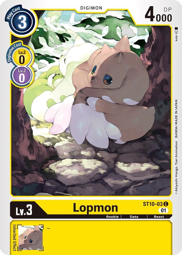 Lopmon [ST10-03] [Starter Deck: Parallel World Tactician] | Shuffle n Cut Hobbies & Games