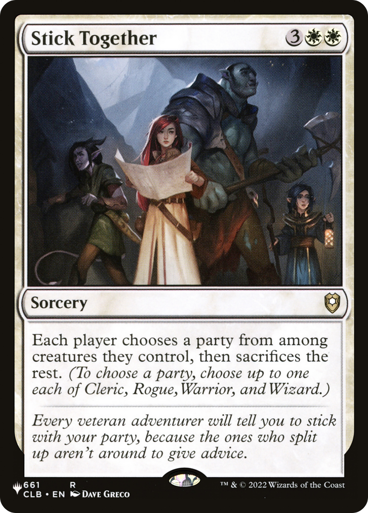 Stick Together (CLB) [The List] | Shuffle n Cut Hobbies & Games