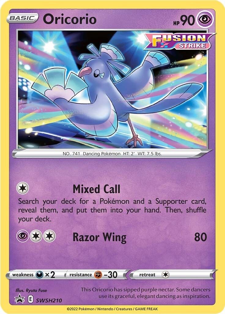 Oricorio (SWSH210) [Sword & Shield: Black Star Promos] | Shuffle n Cut Hobbies & Games