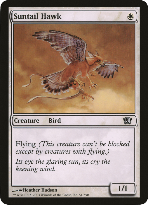 Suntail Hawk (Oversized) [Eighth Edition Box Topper] | Shuffle n Cut Hobbies & Games