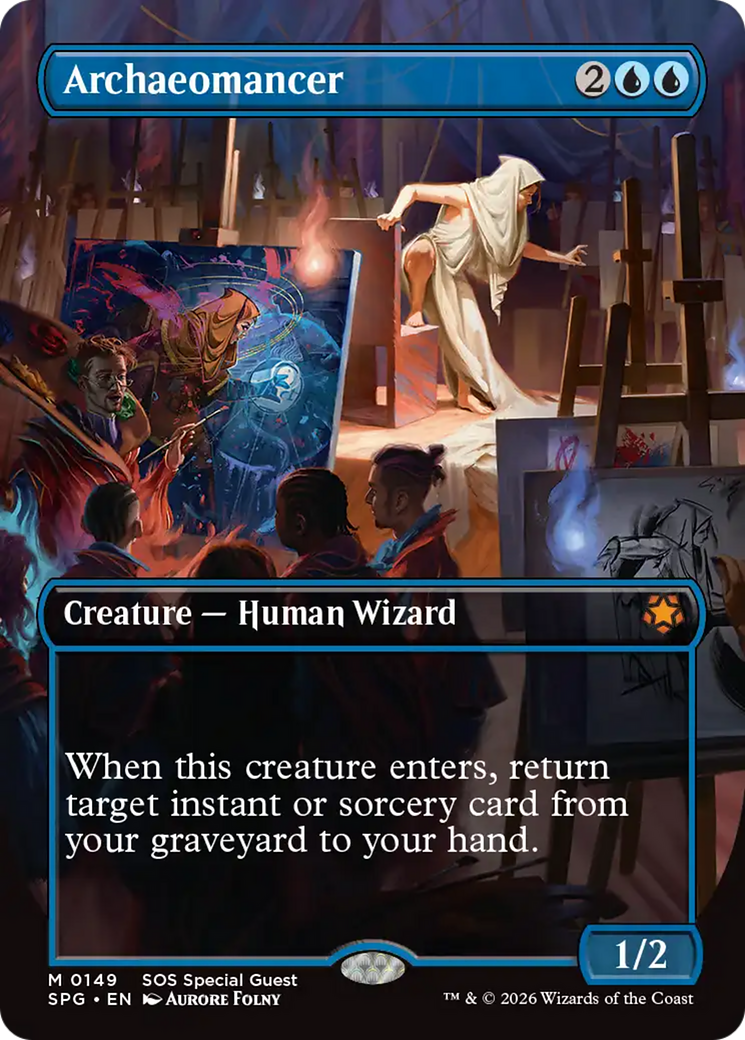 Archaeomancer (Borderless) [Secrets of Strixhaven Special Guests] | Shuffle n Cut Hobbies & Games