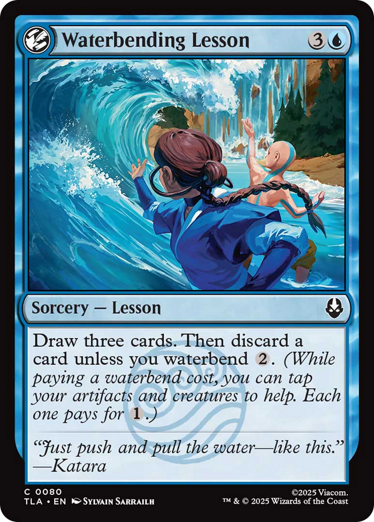 Waterbending Lesson [Avatar: The Last Airbender] | Shuffle n Cut Hobbies & Games