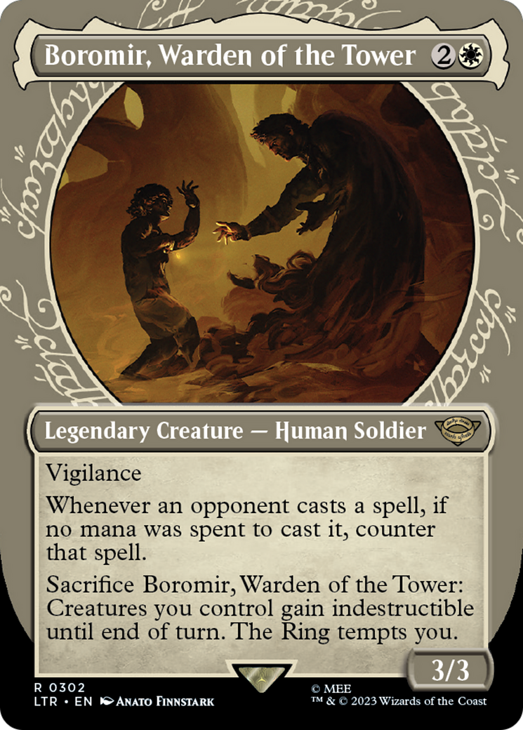 Boromir, Warden of the Tower (Showcase Ring Frame) [The Lord of the Rings: Tales of Middle-Earth] | Shuffle n Cut Hobbies & Games