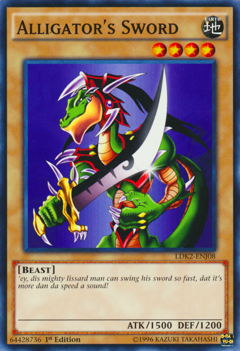 Alligator's Sword [LDK2-ENJ08] Common | Shuffle n Cut Hobbies & Games