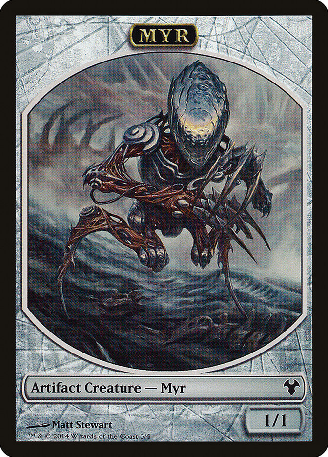 Myr // Spirit Double-Sided Token [Modern Event Deck 2014 Tokens] | Shuffle n Cut Hobbies & Games