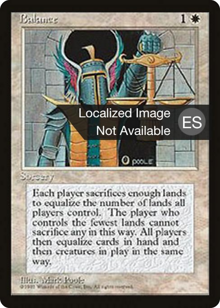 Balance [Fourth Edition Foreign Black Border] | Shuffle n Cut Hobbies & Games