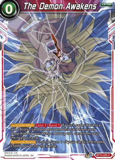 The Demon Awakens (BT15-025) [Saiyan Showdown] | Shuffle n Cut Hobbies & Games
